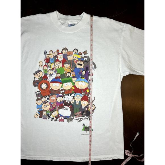 Vintage 1998 Comedy Central South Park Characters Short Sleeve T-Shirt Size XL - Picture 6 of 16